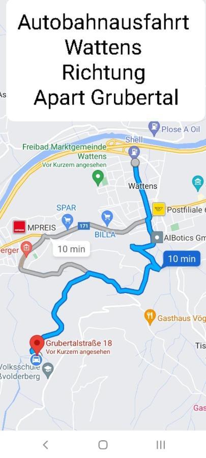 Apart Grubertal Volders Bagian luar foto